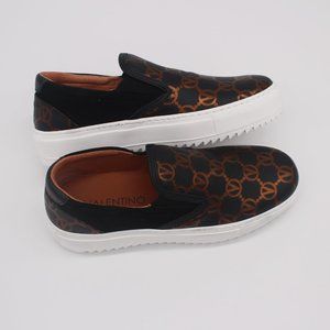 VALENTINO BY MARIO VALENTINO Regina Leather Platform Slip-On Sneaker